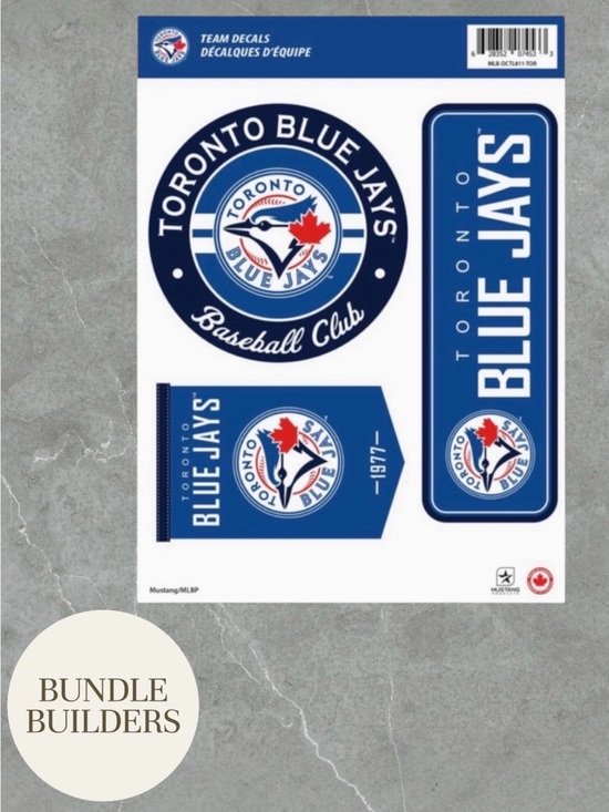 Toronto Blue Jays Other - $10 Add-on | Toronto Blue Jays Team Decal Sheet